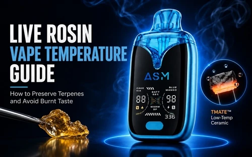 อุณหภูมิการกลายเป็นไอของ Rosin ที่ดีที่สุด: วิธีเพื่อให้ได้รสชาติและผลกระทบที...