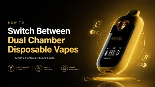 คุณจะสลับระหว่าง Vapes แบบใช้แล้วทิ้งแบบ Dual Chamber ได้อย่างไร